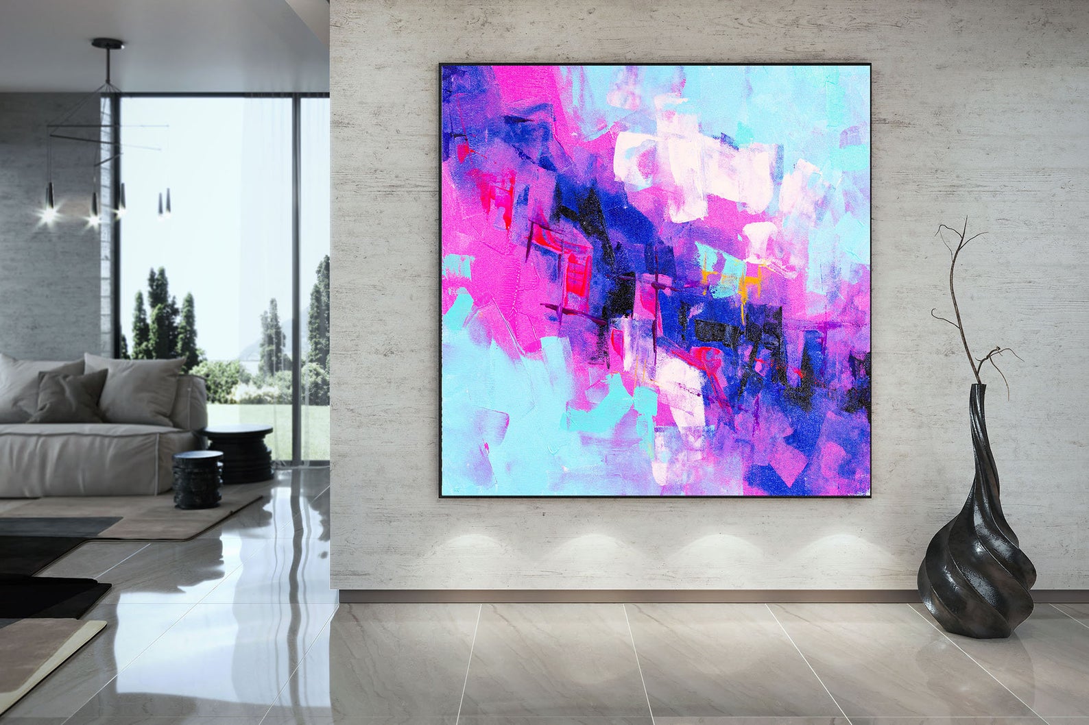 Abstract Oil Paintings On Canvas