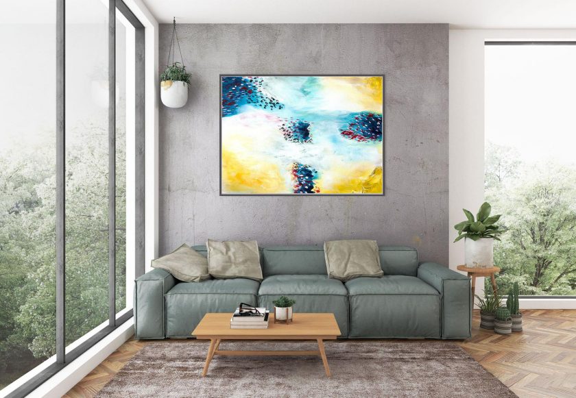 Abstract Oil Paintings On Canvas - Image 10