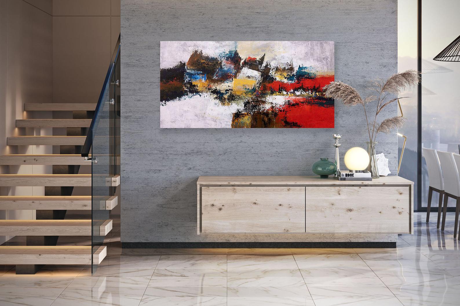 Abstract Oil Paintings On Canvas - Image 10