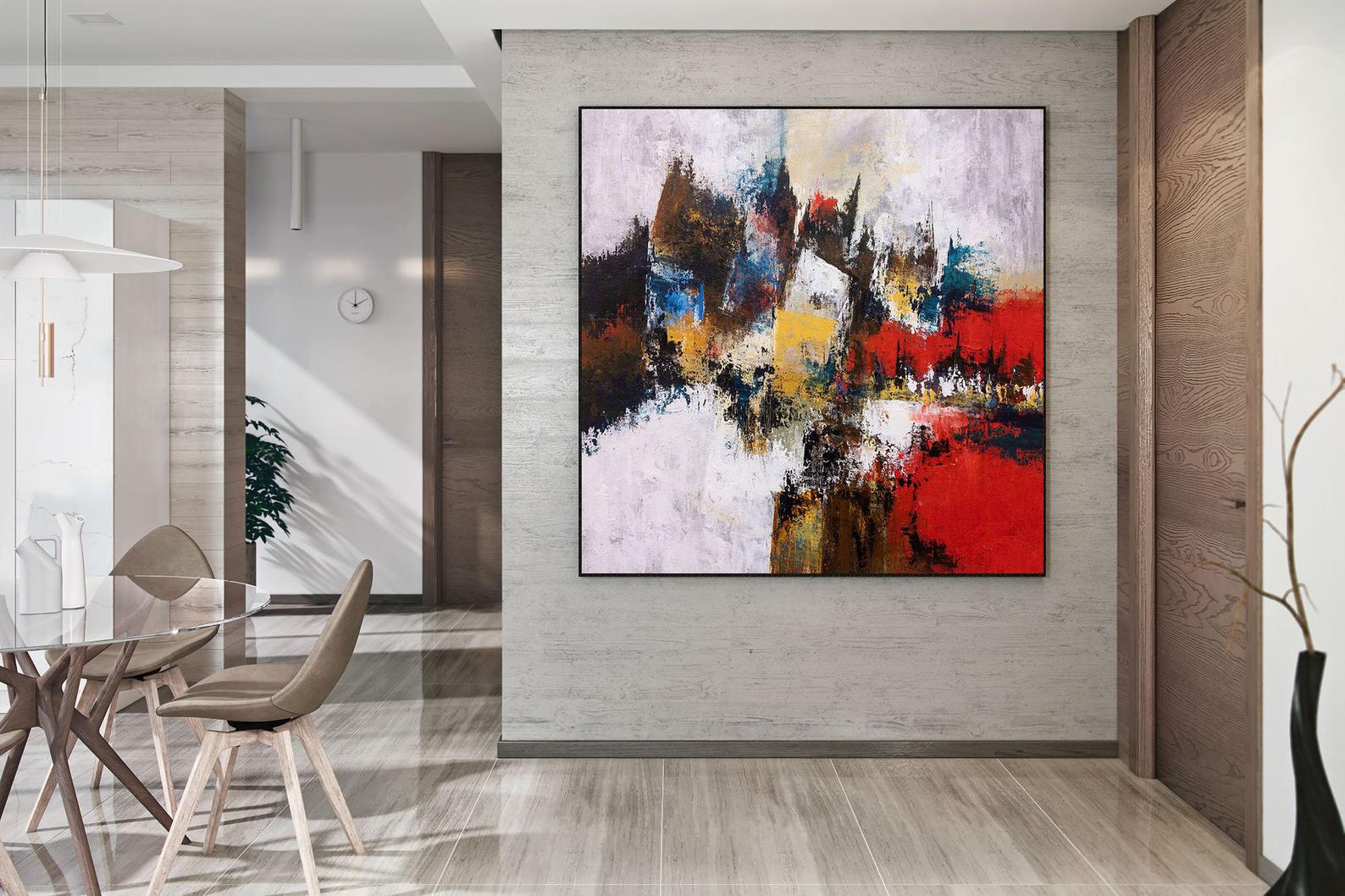 Abstract Oil Paintings On Canvas - Image 2