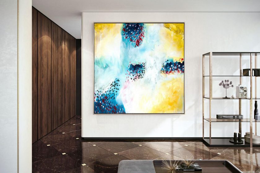 Abstract Oil Paintings On Canvas - Image 3