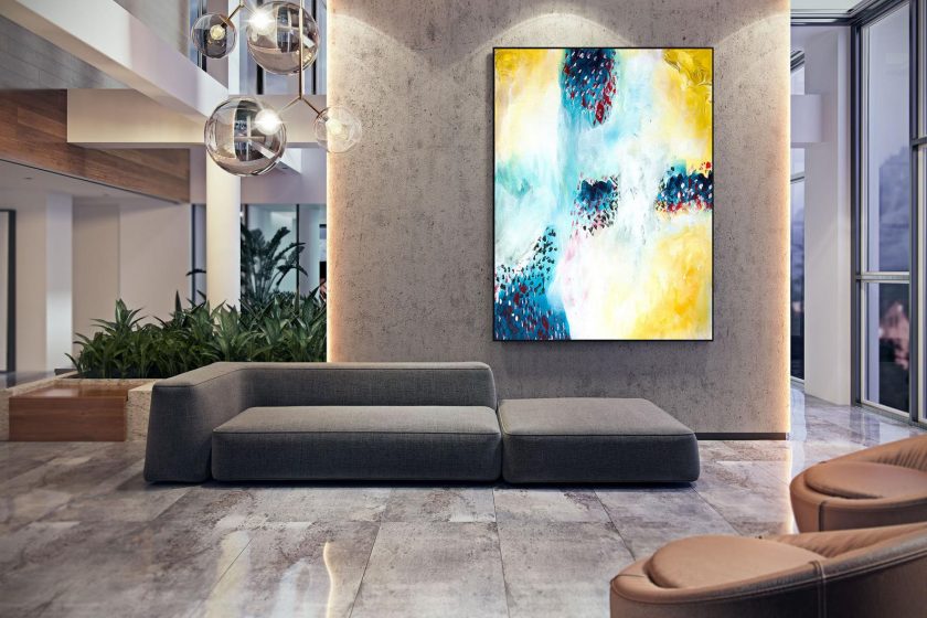 Abstract Oil Paintings On Canvas - Image 4