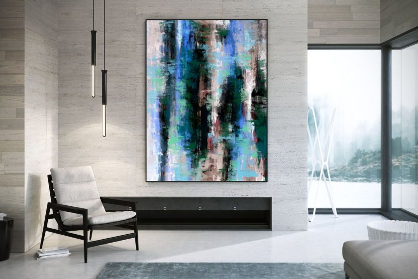 Abstract Oil Paintings On Canvas - Image 4