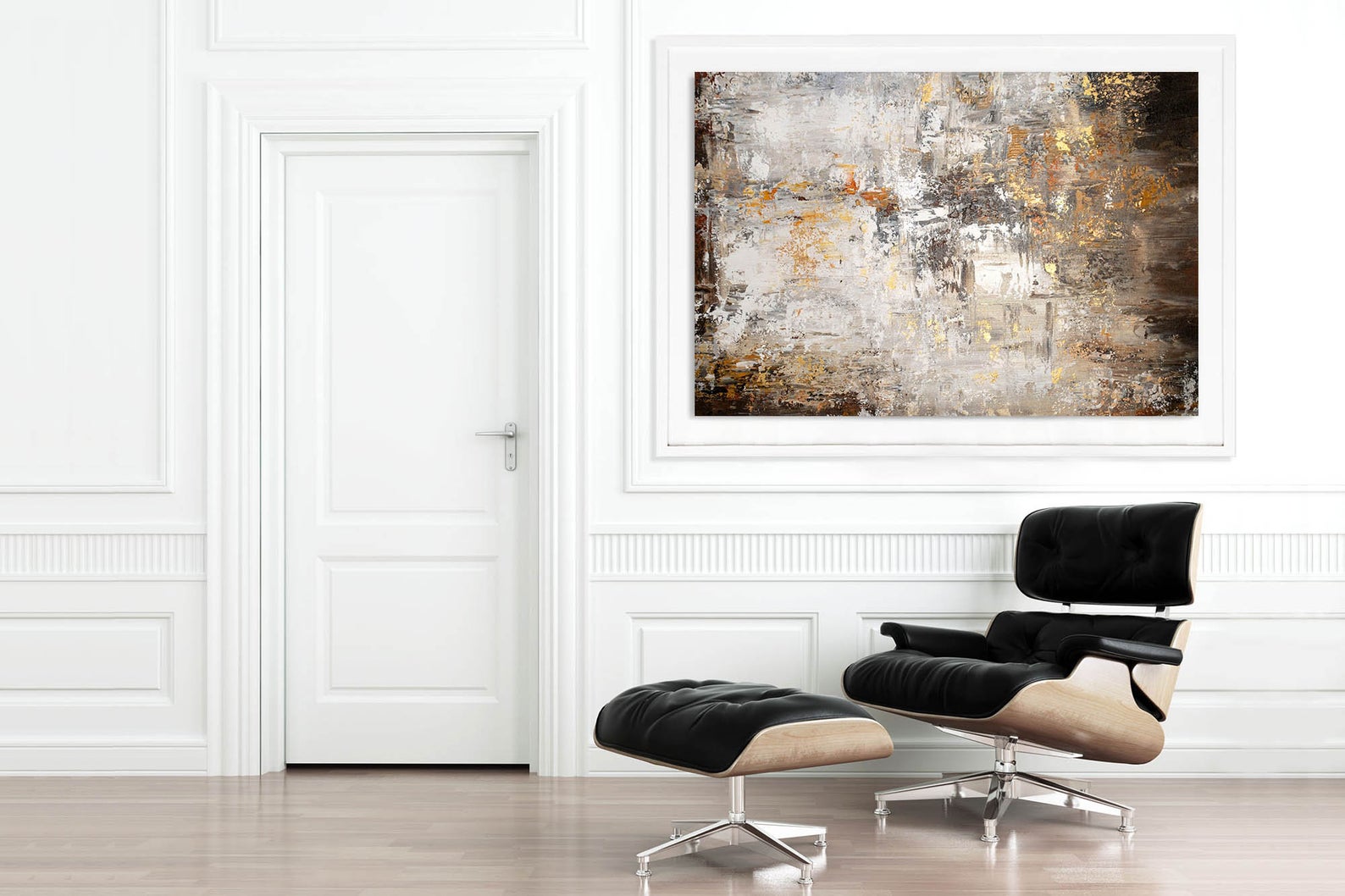 Abstract Oil Paintings On Canvas - Image 5