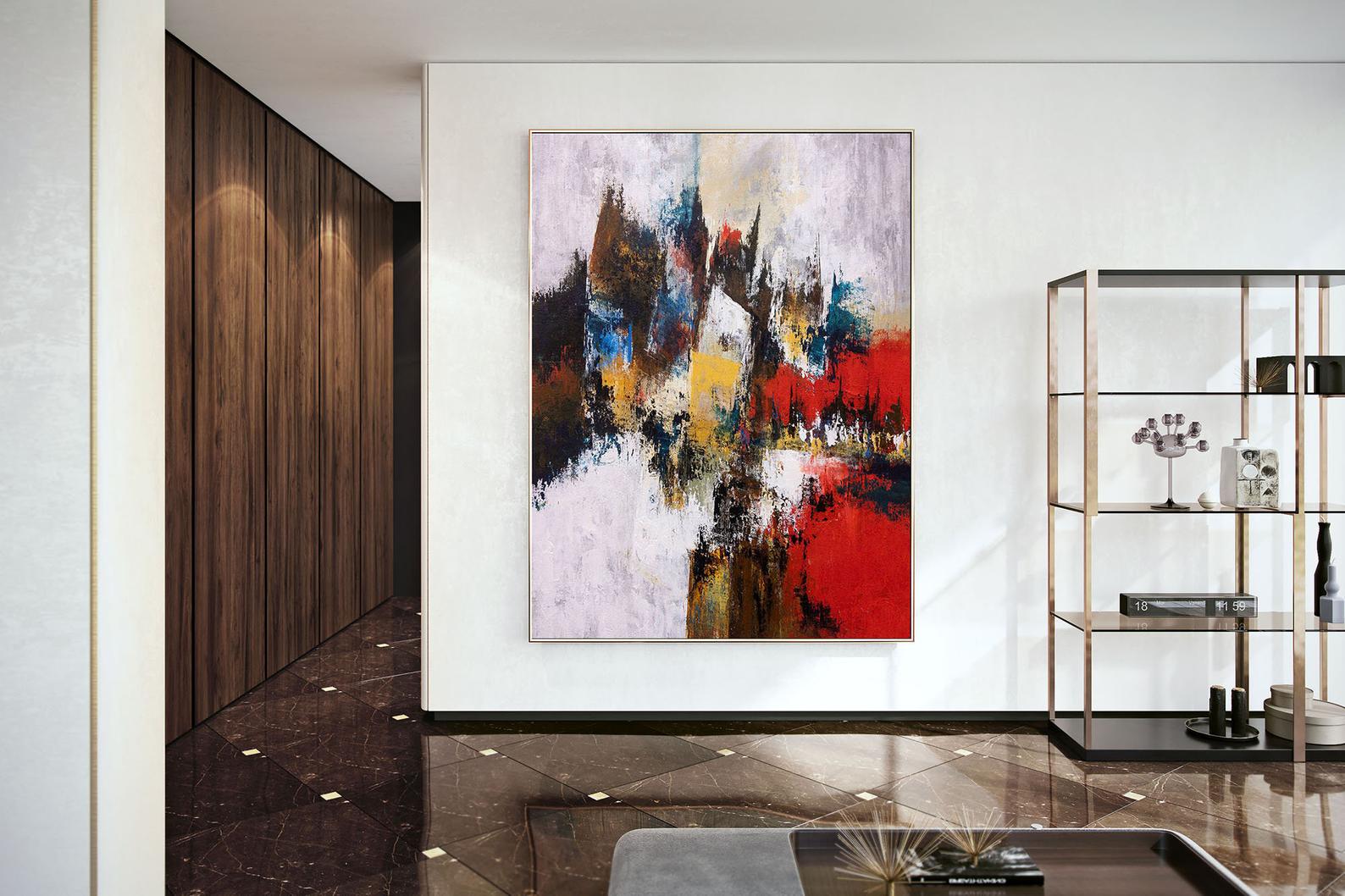 Abstract Oil Paintings On Canvas - Image 5