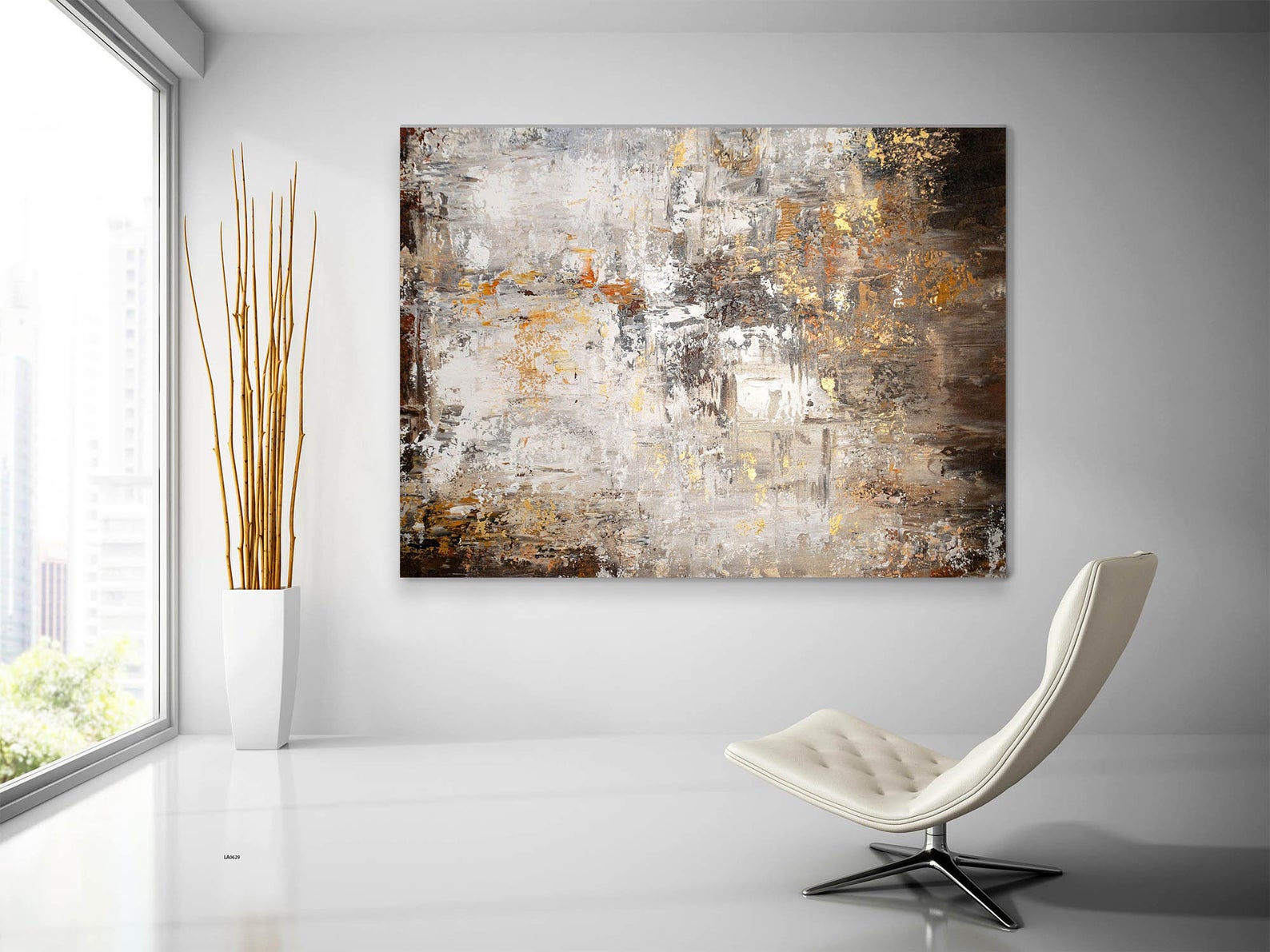 Abstract Oil Paintings On Canvas - Image 6