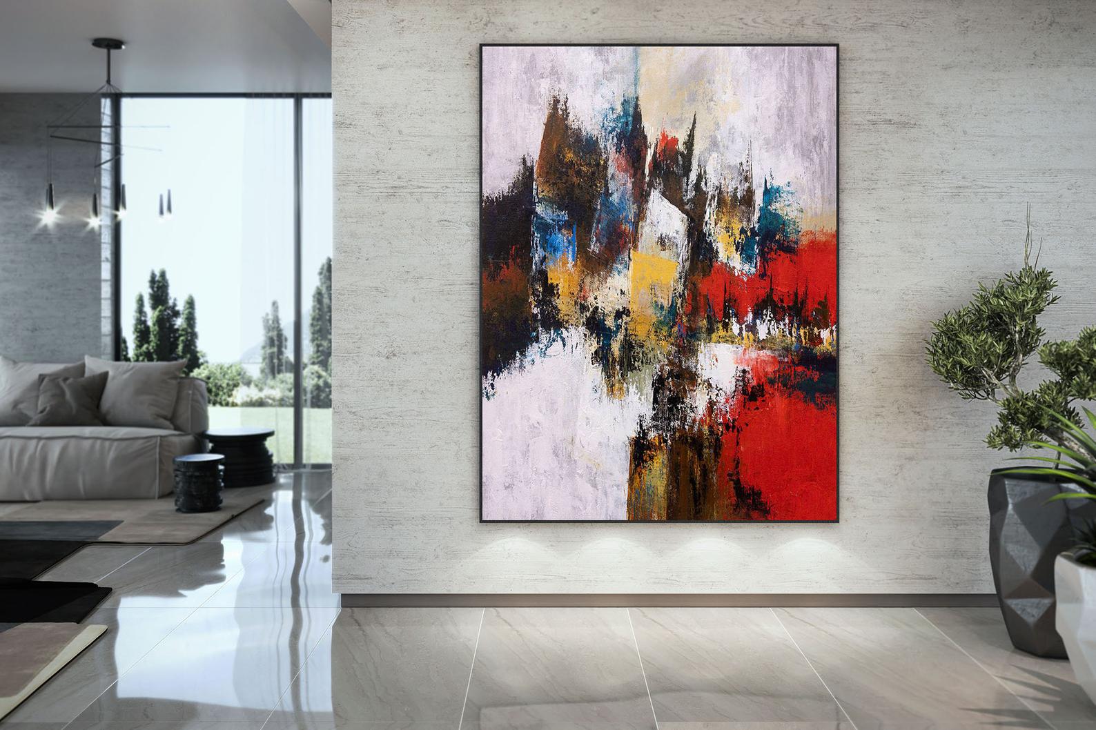 Abstract Oil Paintings On Canvas - Image 6