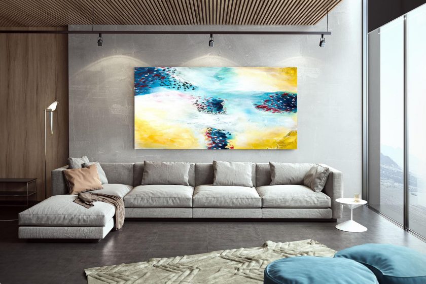 Abstract Oil Paintings On Canvas - Image 6