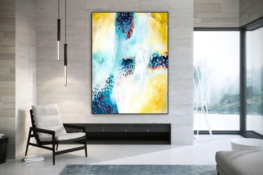 Abstract Oil Paintings On Canvas - Image 8