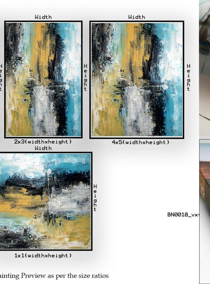 Abstract Oil Paintings On Canvas