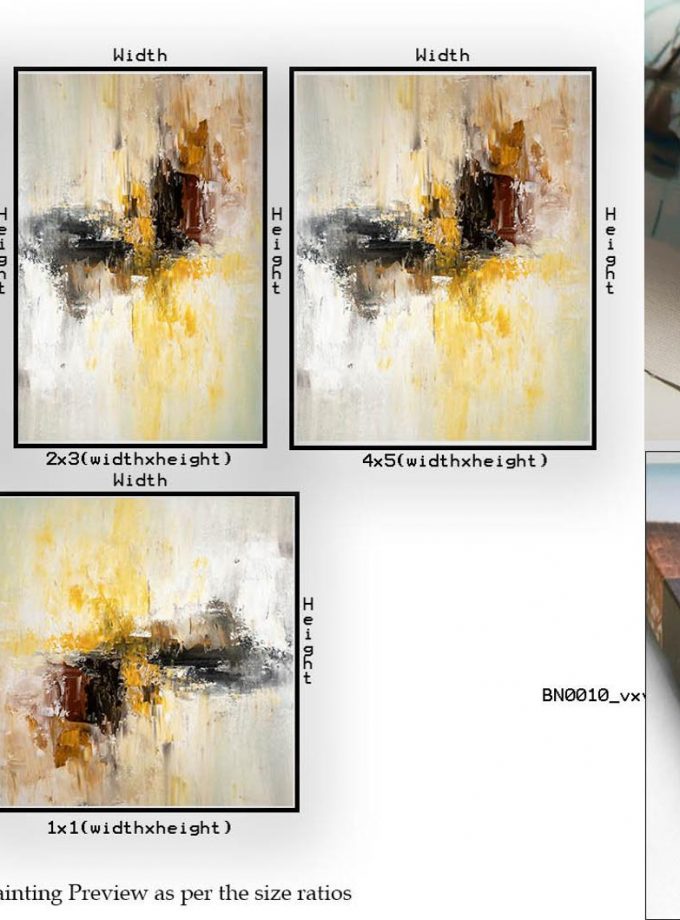 Abstract Oil Paintings On Canvas